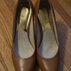 Michael Kors Tan Leather Heels